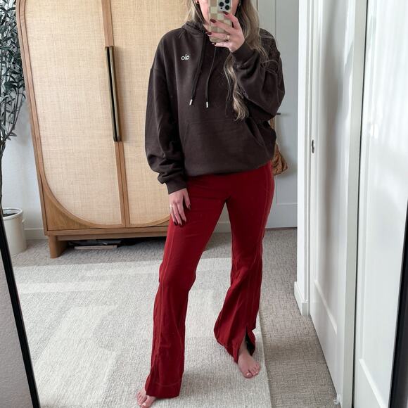 Anthropologie the Essential Trouser in Burnt Red - Picture 1 of 13
